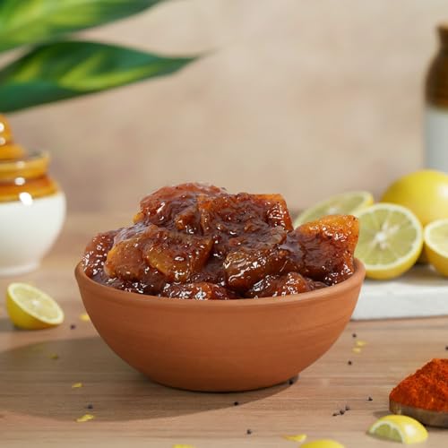 Image of Chakh Kar Dekho Khatta Meetha Lemon Pickle - 400 gm | Traditional Homemade Khatta Meetha Nimbu Ka Achar | Sweet & Sour Indian Pickle | Made with Natural Ingredients & Authentic Flavours