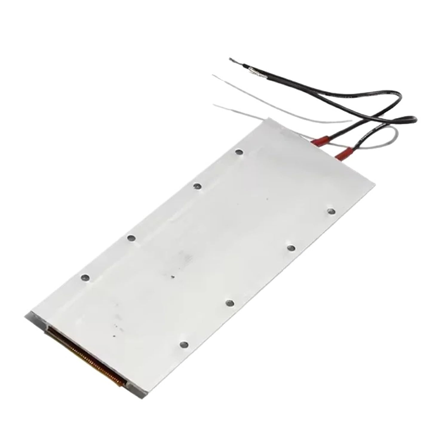 220V PTC Aluminum Heater Plate 170x62x6MM 60-150 Degrees Rectangle Temperature Heating Element Replacement 10CM Cable