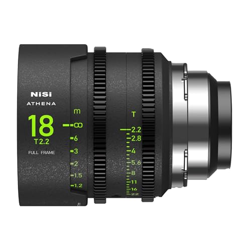 Image of NiSi - Athena Prime Master Kit PL Mount - 8-Lens Kit Includes (14mm T2.4, 18mm T2.2, 25mm T1.9, 35mm T1.9, 40mm T1.9, 50mm T1.9, 85mm T1.9, 135mm T2.2) Wide Angle Cinema Lens Full Frame with Hard Case