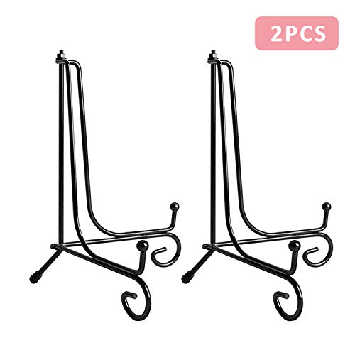 Teamkio 2 Pack Improved Anti-Slip 10 Inch Plate Holder Display Stand, Picture Frame