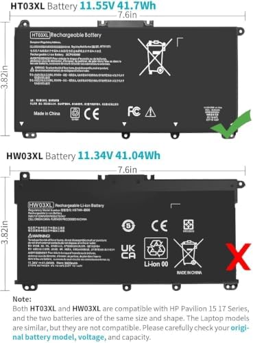 HT03XL L11119-855 Laptop Battery for HP Pavilion 15-CS 15-DA 15-DB 15-DW - 4
