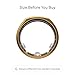 Oura Ring Gen3 Heritage - Gold - Size 8 - Smart Ring - Size First with Oura Ring Gen3 Sizing Kit - Sleep Tracking Wearable - Heart Rate - Fitness Tracker - 5-7 Days Battery Life
