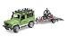 Bruder 02598 Land Rover Station Wagon with Trailer, Scrambler Ducati Cafe, and Rider