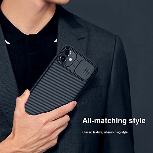 Image of for iPhone 11 (6.1 inch) Case with Camera Cover,Slim Fit Thin Polycarbonate Protective Shockproof Cover with Slide Camera Cover, Upgraded Case for Apple iPhone 11 6.1inch (Black)