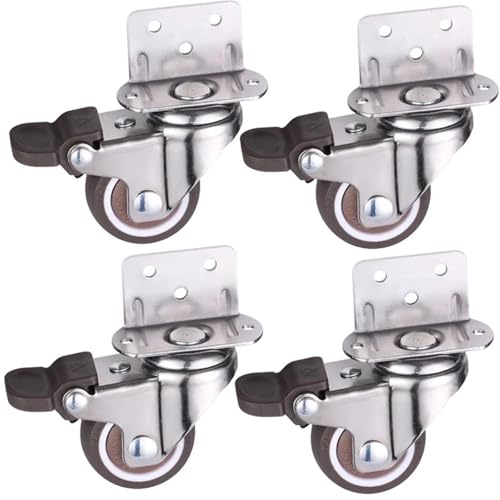 Roues pivotantes anti trace en caoutchouc souple pour protéger vos sols