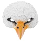 PACKOVE Adlermaske Neuheit Adlermaske Halbgesicht Leder Adler Tiermaske Für Party Cosplay Party Requisiten Maskerade