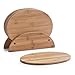 Produktbild Zeller 25266 Brettchenstnder, 7-teilig, oval, Bamboo, ca. 24 x 7 x 19,5 cm, 1 - Pack, Natur