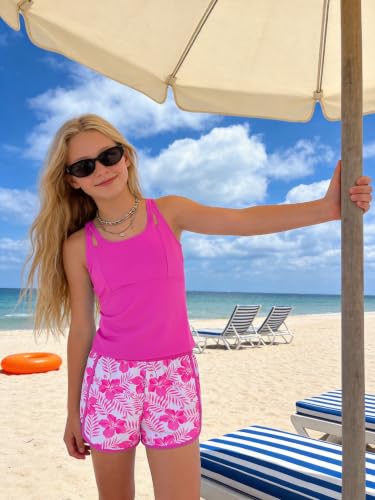 Image of TUONROAD Girls 3pcs Tankini Swimsuit Size 11-16 Bathing Suits for Teens