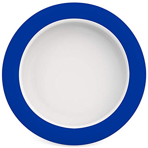 Ornamin Teller mit Kipp-Trick Ø 20 cm blau | Spezialteller mit...