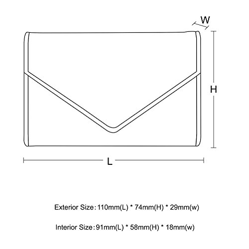 Xeyou Women's Card Case Wallet Credit Card Holder Name Card Case Front Pocket Wallet For Ladies #TOP5