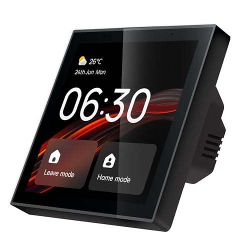 Panel de control de hogar inteligente, Alexa integrado, centro de control de pantalla RERE de 4 pulgadas para la aplicación Tuya Smart Life, hub Zigbee3.0 integrado y puerta de enlace de malla BLE