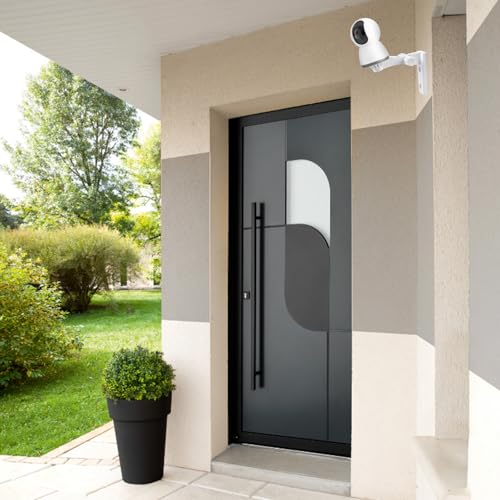 4 Pezzi Supporto Per Telecamere A Parete Per Tp_Link C225/C200/C210/C220/Tc70, Kasa Ec70/Kc410S, Staffa Per Telecamera Esterna, Staffa Montaggio Telecamera Angolo Regolabile - 7