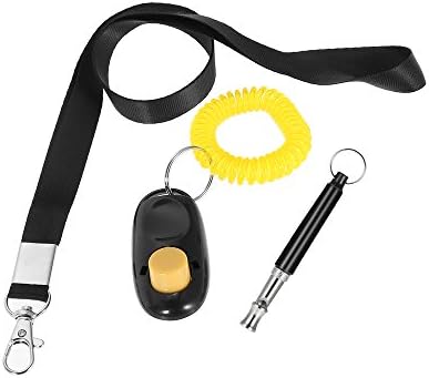 New Pet Dog Training Adjustable Whistle Dog Whistle with Keychain for Dog Pet Clicker Silent Dogs Bark Control Lanyard Dog Cat Training Kit