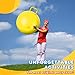 Lewtemi 4 Pcs 31 Inch Hopper Ball Carnival Outdoor Games Jumping Hopping Inflatable Bouncing Ball with Handle and Air Pump for Adult Sport Exercise