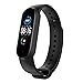 KOMI 2 correas de reloj compatibles con Xiaomi Mi Band 5, mujeres hombres hombres banda de reemplazo de deportes de silicona pulseras de fitness