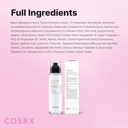 COSRX 6X Peptide Collagen Skin Booster Toner Serum for Dull Skin, 5.07 oz - image 9