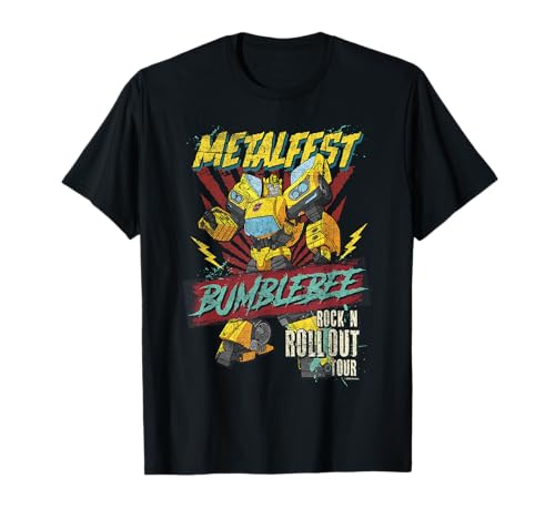 Transformers Bumblebee Metalfest Rock N Roll Tour T-Shirt
