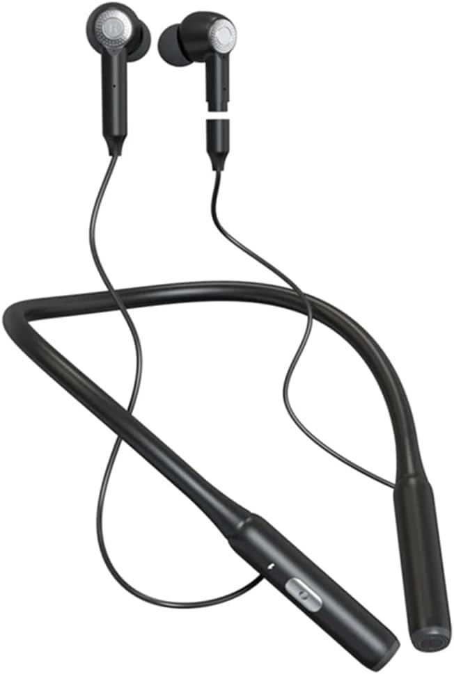 JNXIKOU Sports Bluetooth Headset V5.3 Wireless Bluetooth Earbuds Neckband Headphones,ANC Active Noise Cancellation & ENC Call Noise Cancellation,