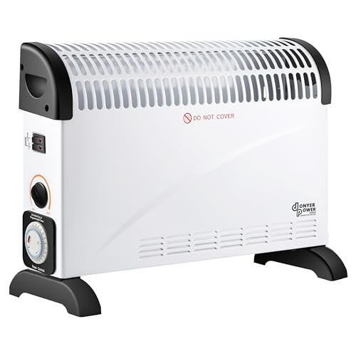 DONYER POWER Convector Radiator Heater with 24-HR Timer/Electrical/Room Heating/Oil-Free Radiator