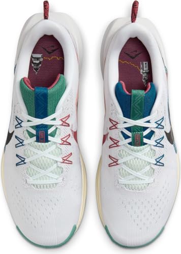 Nike Pegasus Trail 5 Men's Trail Running Shoes (DV3864-100, White/Court Blue/Cedar/Black) Size 11.54