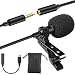 Eocean Professional Grade Microphone ­Omnidirectional Mic with Easy Clip On System ­ Perfect for Recording YouTube/Interview/Video Conference/Podcast/Voice Dictation/iPhone/ASMR