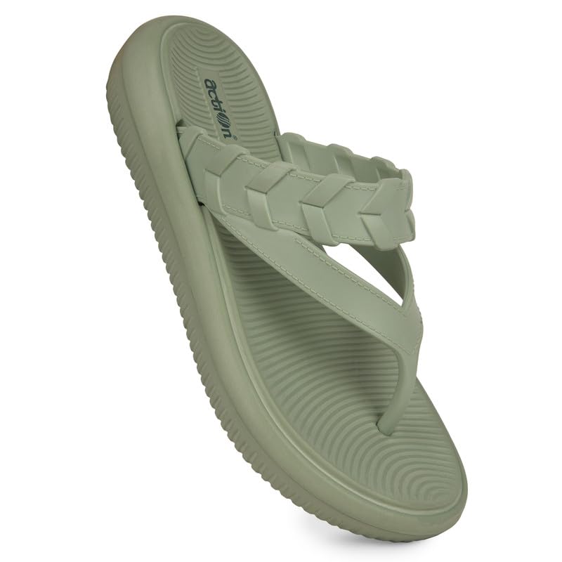 Image of ACTION Extra Soft Slipper for Women | Orthopedic, Comfortable, Stylish Footwear for Everyday Use | Lightweight, Cushioned Footbed, Non-Slip Sole | Perfect for Summer, Beach, and Casual Wear