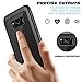 Pakoyi Samsung Galaxy S8 Case, Full Body Bumper Case Built-in Screen Protector Slim Clear Shock-Absorbing Dustproof Lightweight Cover Case for Samsung Galaxy S8 5.8 Inch