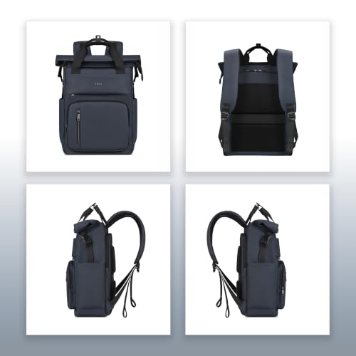 RARE RABBIT Gallardo 35L Black Backpack Blue - Image 6
