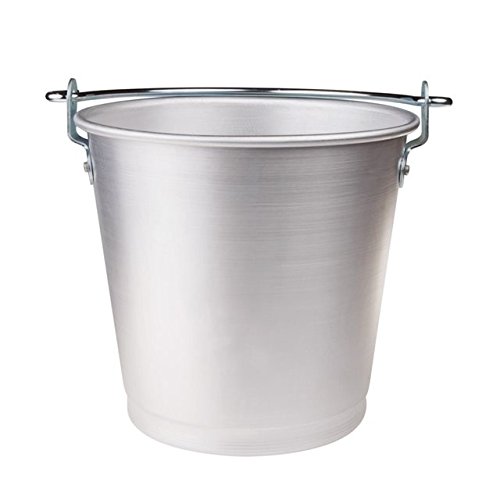 Seau à lait Pentole Agnelli aluminium pour stocker et verser facilement vos liquides