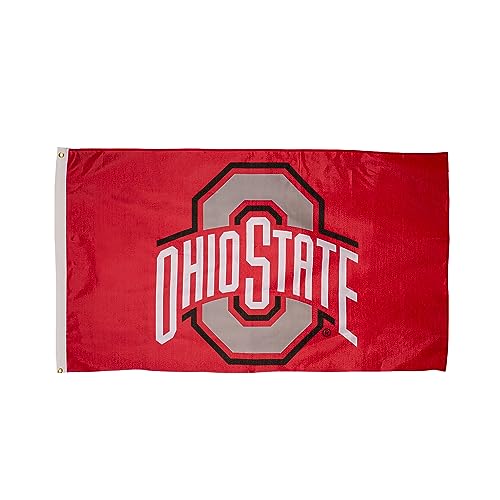BSI Products INC. Ohio State Buckeyes 3x5 Flag Football Occasion Polyester 60.0 x 36.0 inches