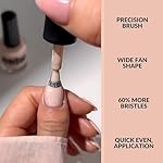 CAKE Non-Toxic Nail Polish for Women, Fingernail Repair, Ridge Filler, Nail Repair for Damaged Nails, Fingernail Polish, Natural Nail Polish, Concealer, Long Wearing, Chip Resistant (Amazing Grace) - Image 3