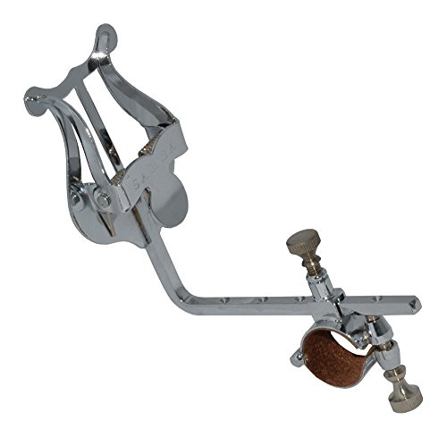 Atril marcha corneta con argolla codo tuber} (Niquelado)