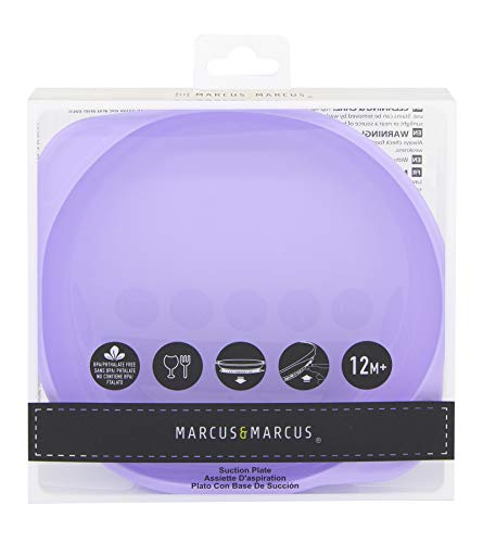 Prato Com Succao Baleia, Marcus E Marcus, Roxo, Pequeno