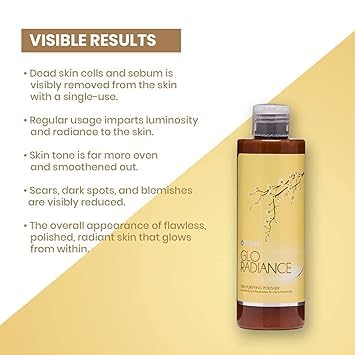 Miniatura 2 de Pulidor purificador de piel Radiance elimina el sebo y las células muertas, ilumina y rejuvenece la piel facial al instante. Producto natural