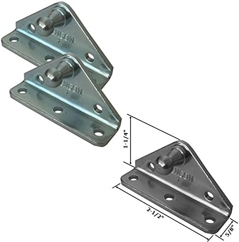 GPB1R - 10MM Ball Stud Bracket for Gas Prop/Strut - Set of Two
