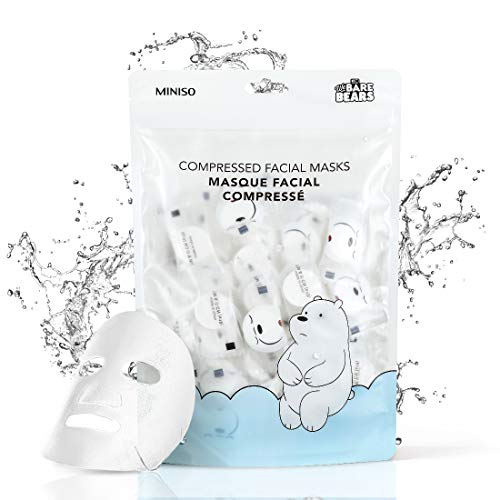 MINISO We Bare Bears Compressed Sheet Mask Tablets Facial Masks Sheet
