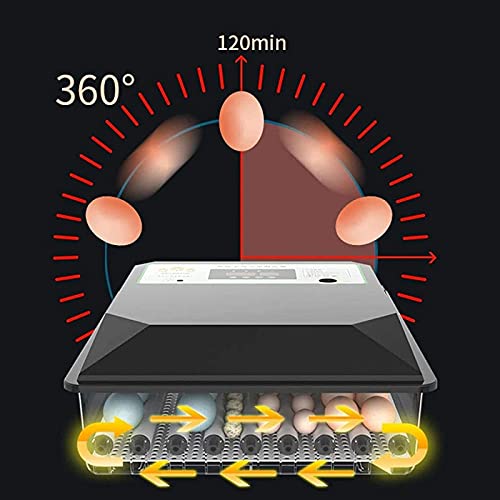 Ei incubator, broedende incubator 96 eieren met automatische Turner voor broedeier Turkije Goose Quail Ducks Chicken… - Afbeelding 5