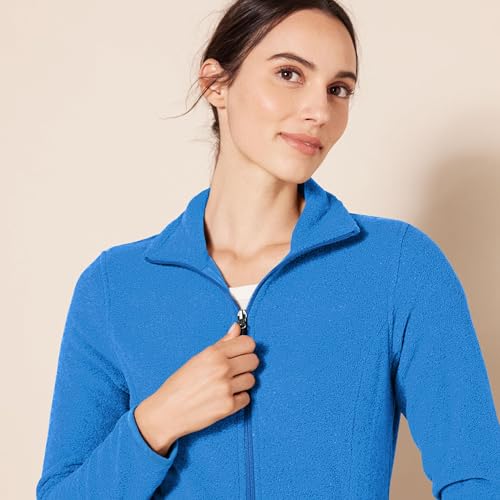 Image of Amazon Essentials Women's Classic-Fit Full-Zip Polar Soft Fleece Jacket, Outerwear Coat with Cuffs (Available in Plus Size)
