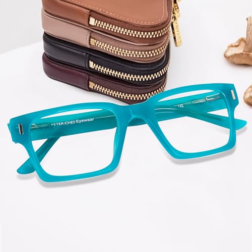 Image of Peter Jones Acetate Unisex Large Broad Style Premium Spectacle Frame with Spring Hinges (U001)