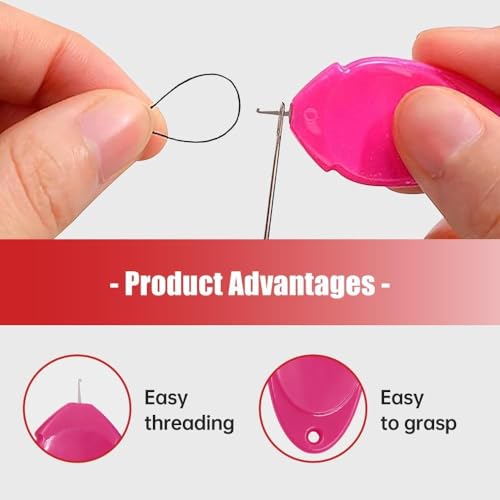 Sewing Machine Needle Threader, 2024 New Easy to Use Needle Threaders Tool Self-Thread Guide DIY Apparel Sewing Accessories Threader for Hand Stitching, Sewing Machine (5 PCs) - Thumbnail 4