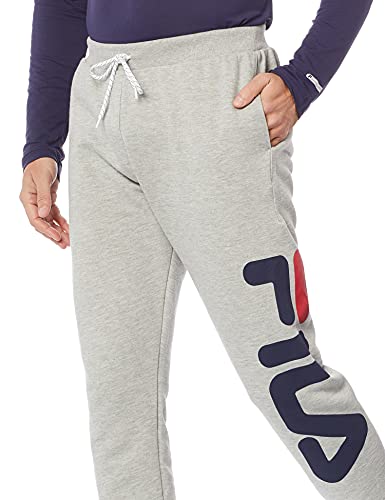 Calça Basic Letter, FILA, Masculino, Cinza Mescla, M