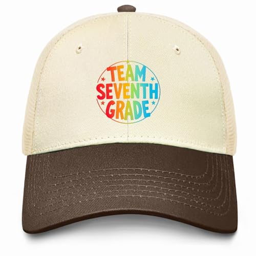 Seventh Grade Team 7th Grade Teacher Kids Hat Funny Cap for Grandpa