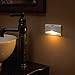 Beams MB710A 15 Lumen Amber LED Sleep Friendly Wireless Battery Powered Motion Sensing Nightlight, 3-Pack, White