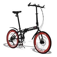 Amazon | カノーバー(CANOVER) 折りたたみ自転車 20インチ 7段
