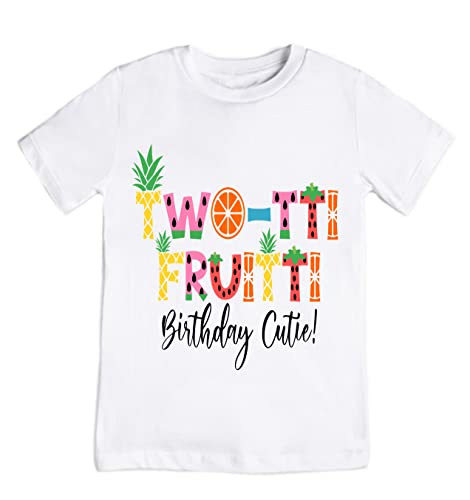 Two-tti fruity shirt 2nd birthday shirt Sweet birthday party Fruits shirt Two fruity birthday Fruity theme party I'm two fruity birthday party (2 toddler)