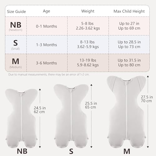 Image of Susurration 2-Pack Baby Swaddle Sleep Sacks - Swaddles for Newborns, Infant 0-1-3 Months, Baby Girls, Boys, Soft & Snug Newborn Sleep Sack, Nursery Swaddling Blankets(0-1M, 5-8lb)