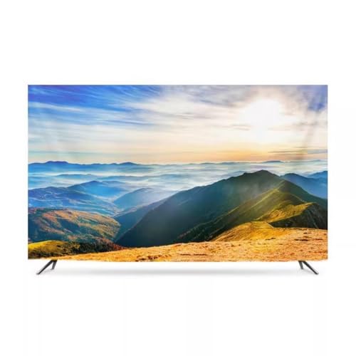 JANEMUA Cubierta De TV Moderna De Interior para Varios Tipos De TV, Cubierta Protectora De TV De Pintura De Paisaje, Protector De Pantalla De TV/PC De Estilo De Protección Solar Simple-A||58inches