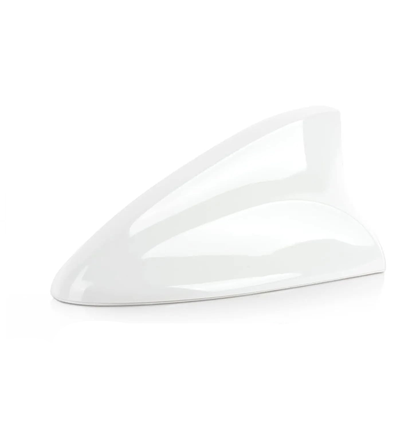 ONEMAJI Car Shark Fin Antenna for MG MGS6 EV Trophy 2025 2026, Waterproof Car Roof Aerial Base Decoration with Signal Radio Signal Amplifier 1 Piece,White