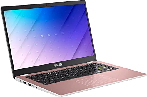 2022 Asus 14" Thin Light Business Student Laptop Computer, Intel Celeron N4020 Processor, 4Gb Ddr4 Ram, 64 Gb Storage, 12Hours Battery, Webcam, Zoom Meeting, Win11 + 1 Year Office 365, Rose Gold #TOP2