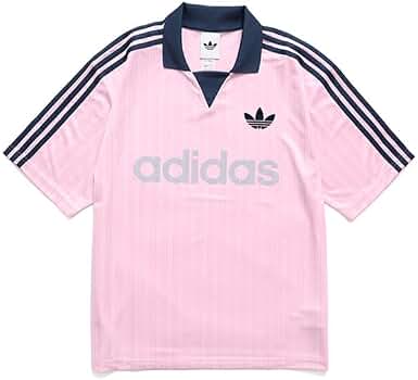  襟付きゴーリートップ Mサイズ ピンク Amazon | adidas originals アディダスオリジナルス 襟付きゴーリー